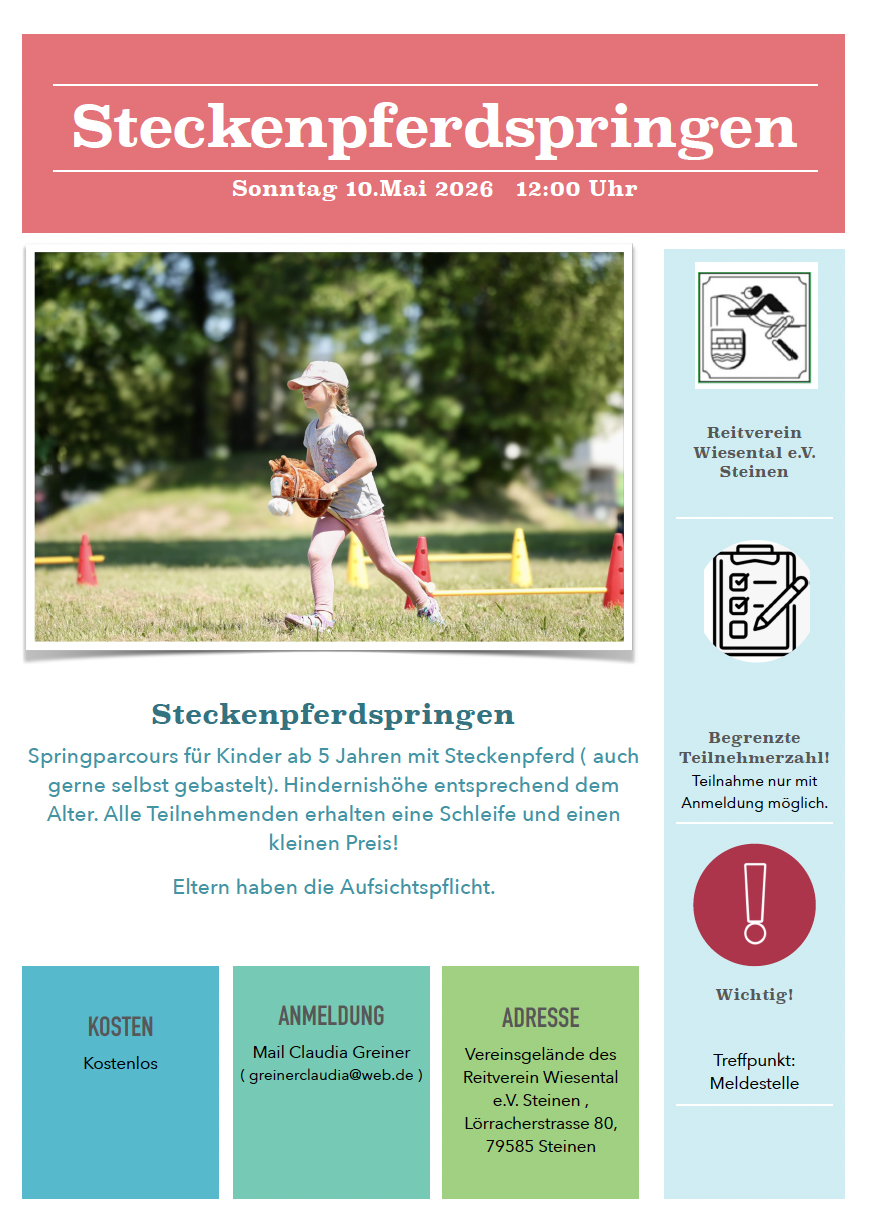 Reitertag Ste ckenpferd 2026